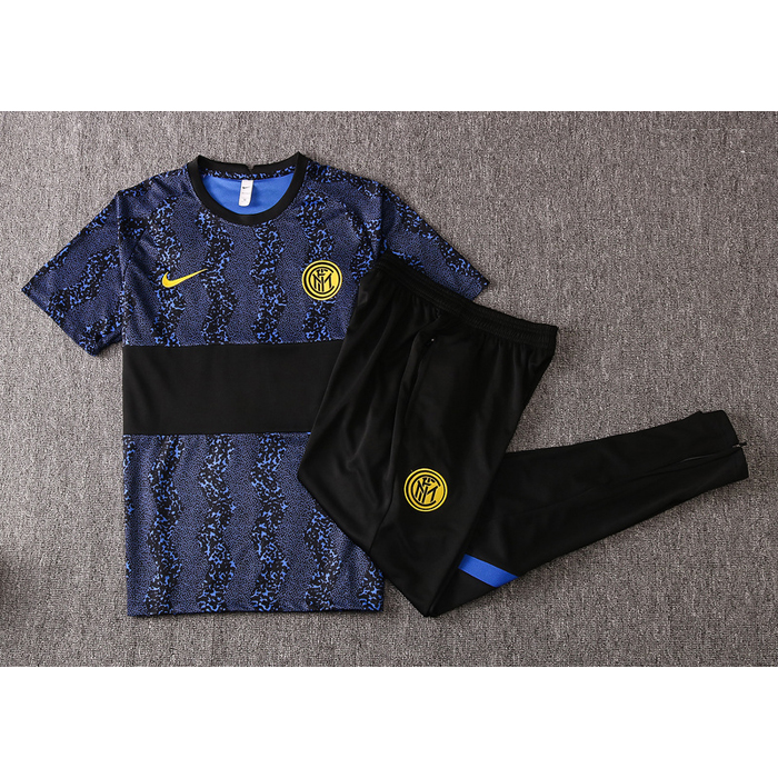 Chandal del Inter Milan Manga Corta 2020-2021 Azul y Negro